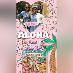 Aloha from Hawaii with Tiffinie and Saundra 🥳🎉💃🏽💞💃🏽💞